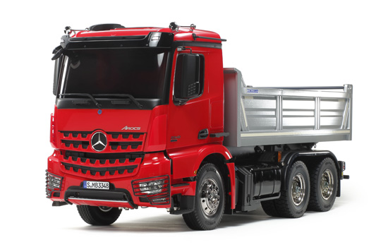 camion Tamiya M-B Arocs 3348 6x4 rouge